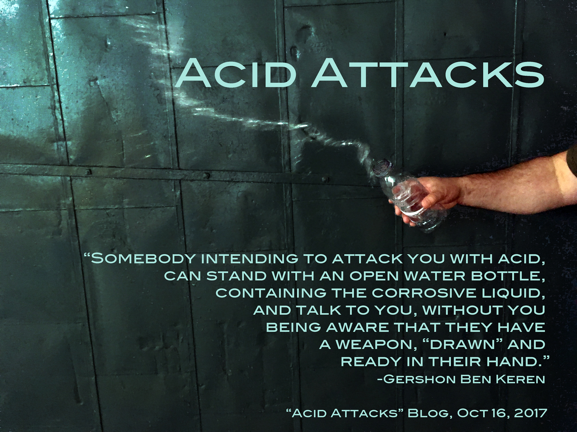 Blog About Acid Attacks
