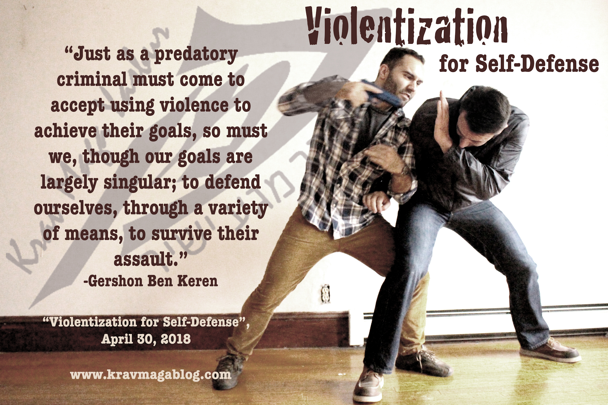 Blog About Violentization & Self Defense