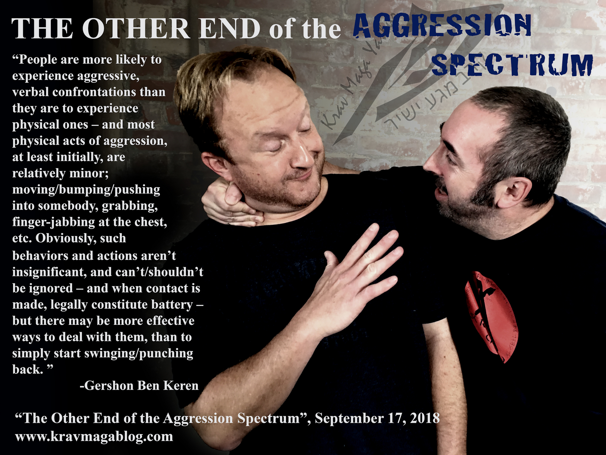 Blog About The Other End Of The Aggression Spectrum