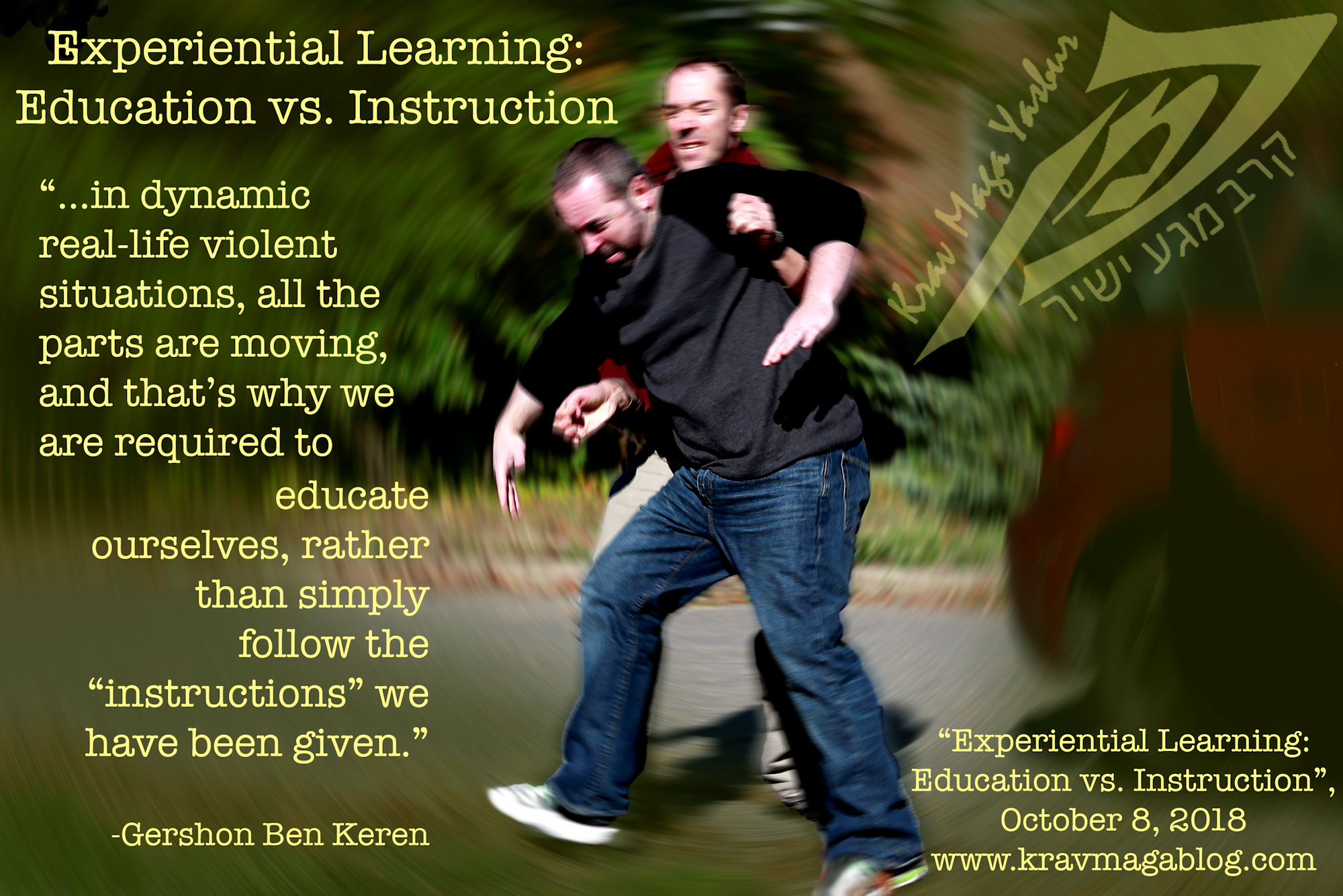 Blog About Experiential Learning: Education Versus Instruction
