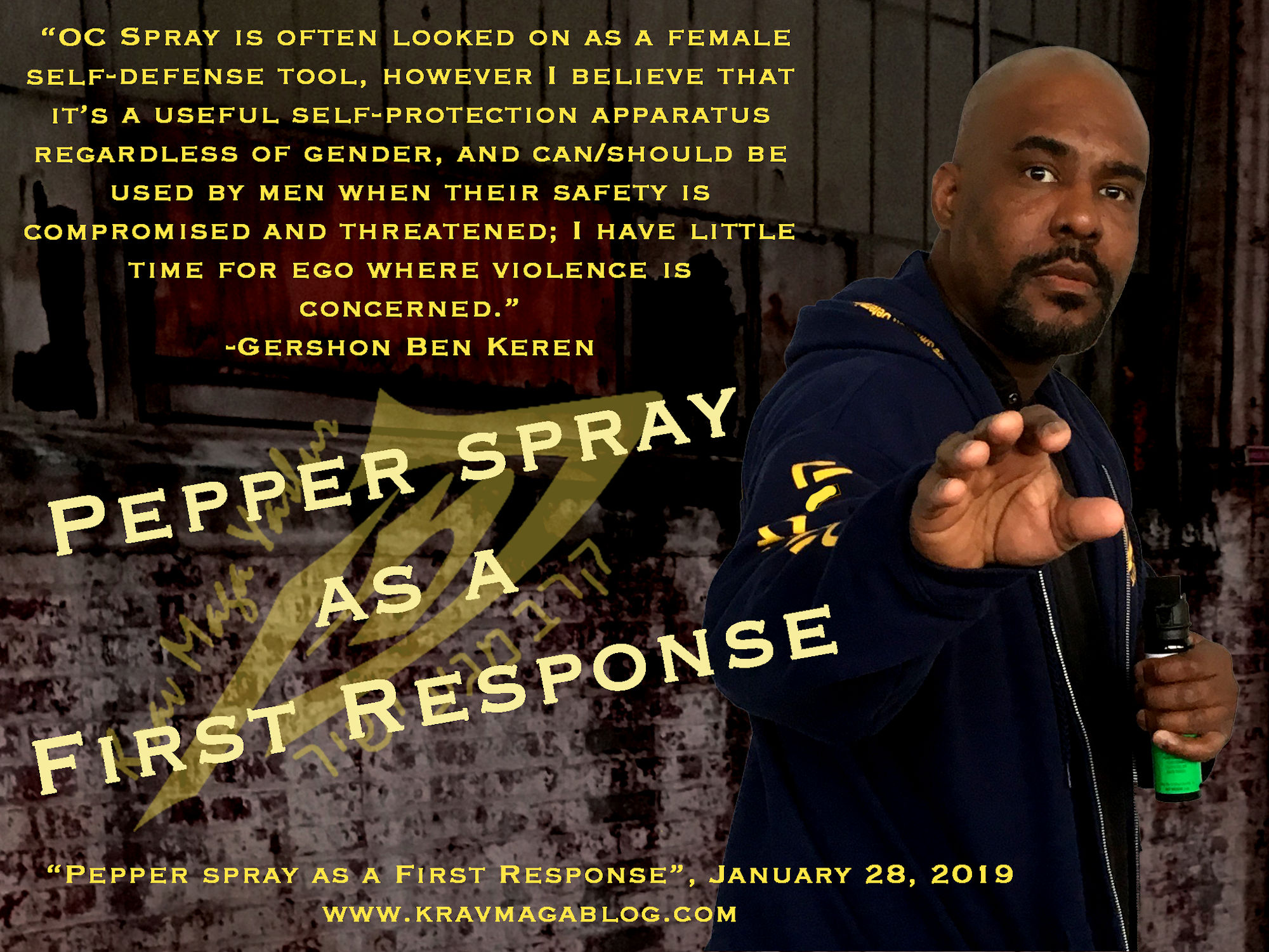 Blog About Pepper Spray As A First Response