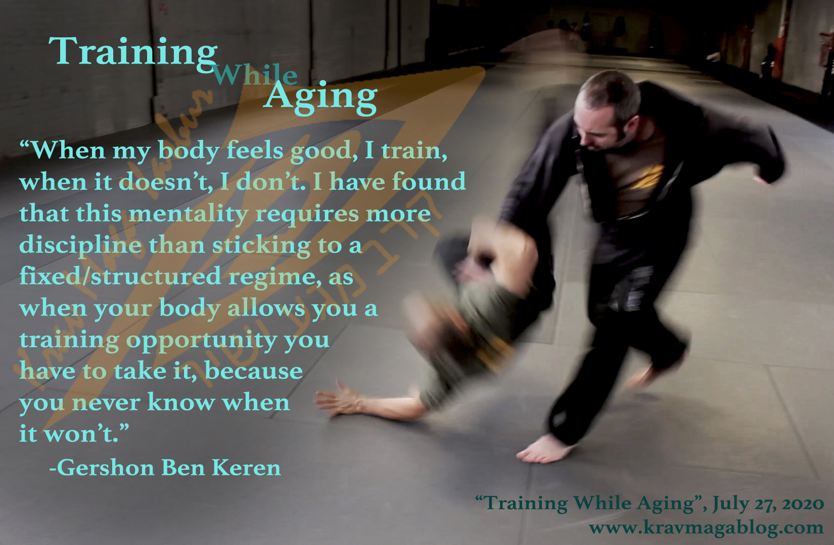 Blog About Training While Aging