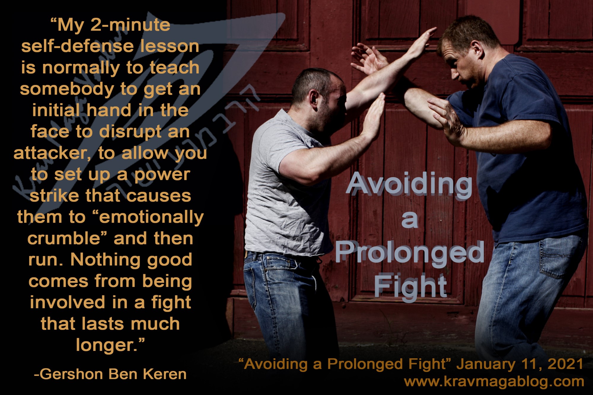 Blog About Avoiding A Prolonged Fight