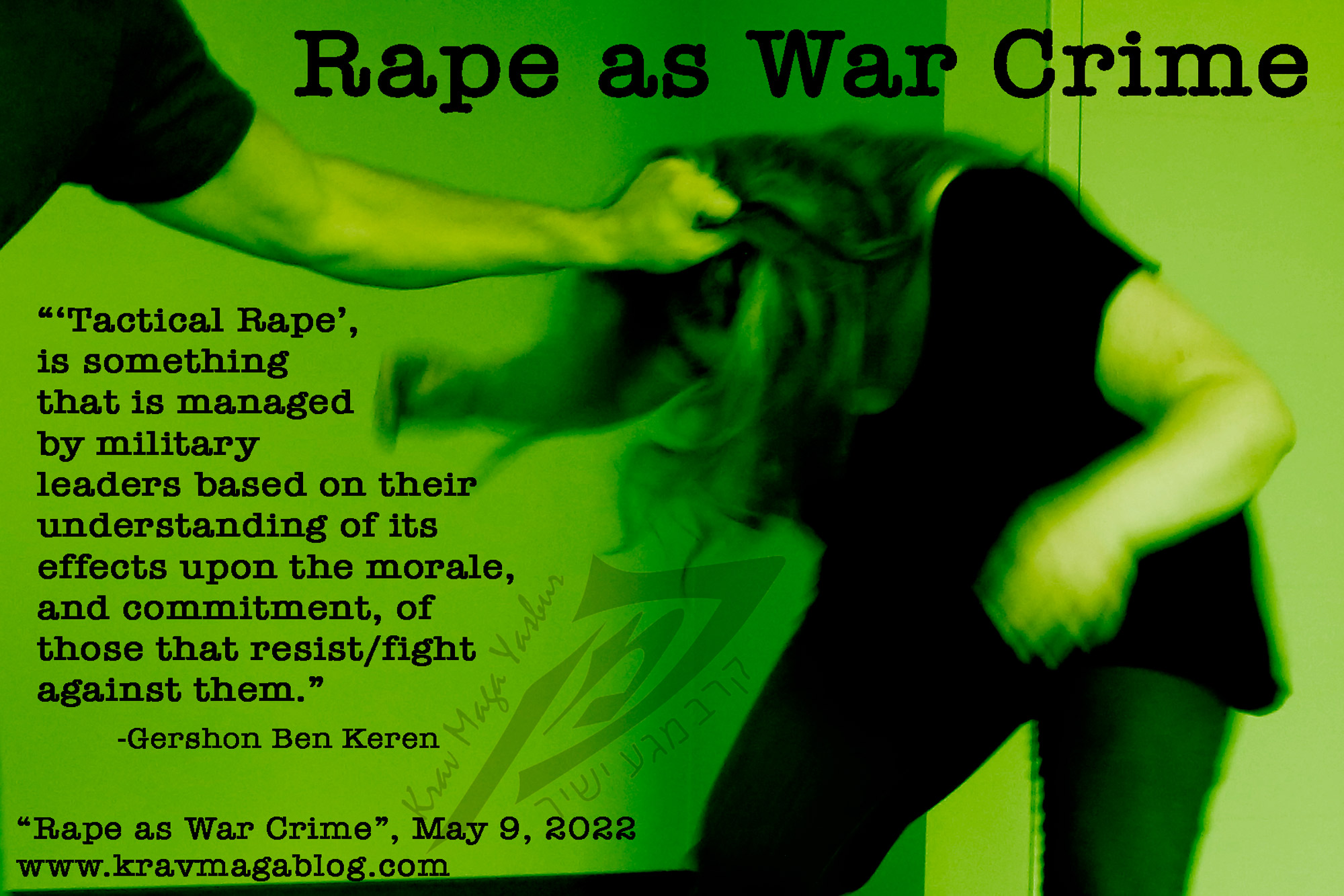Blog About Rape As War Crime