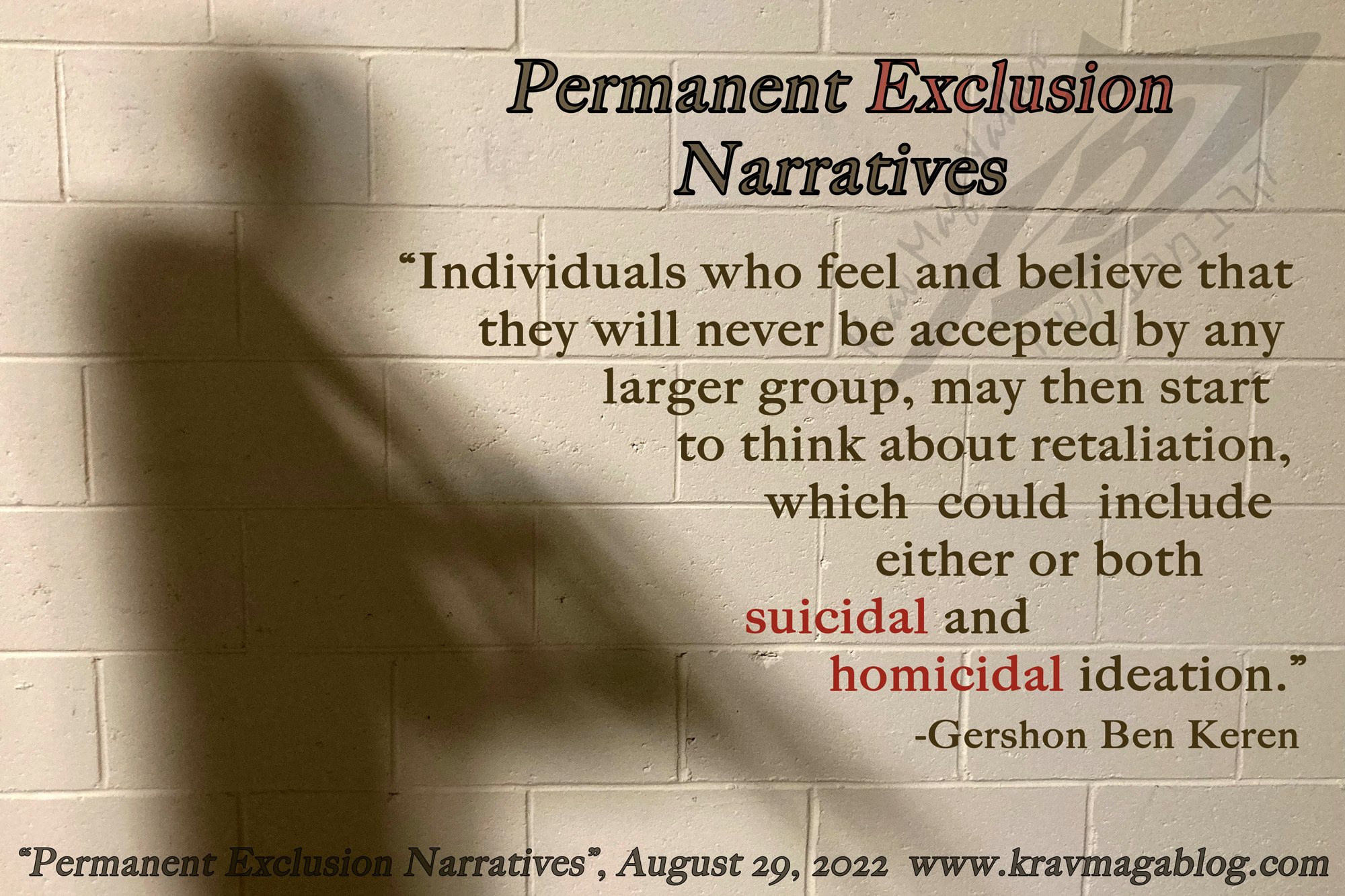 Blog About Permanent Exclusion Narratives