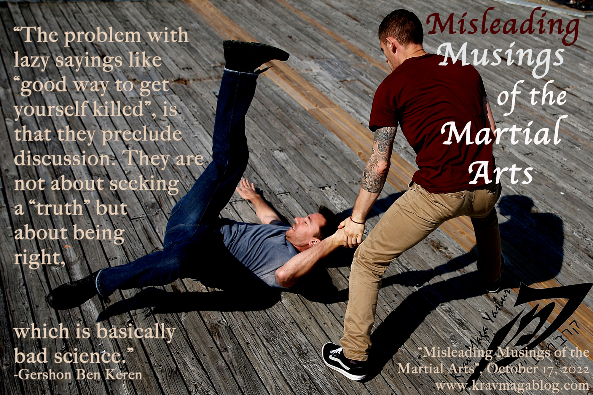 Blog About Misleading Musings of the Martial Arts
