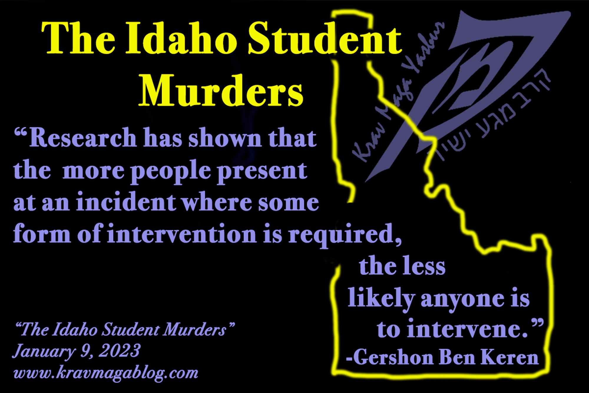 Blog About The Idaho Student Murders