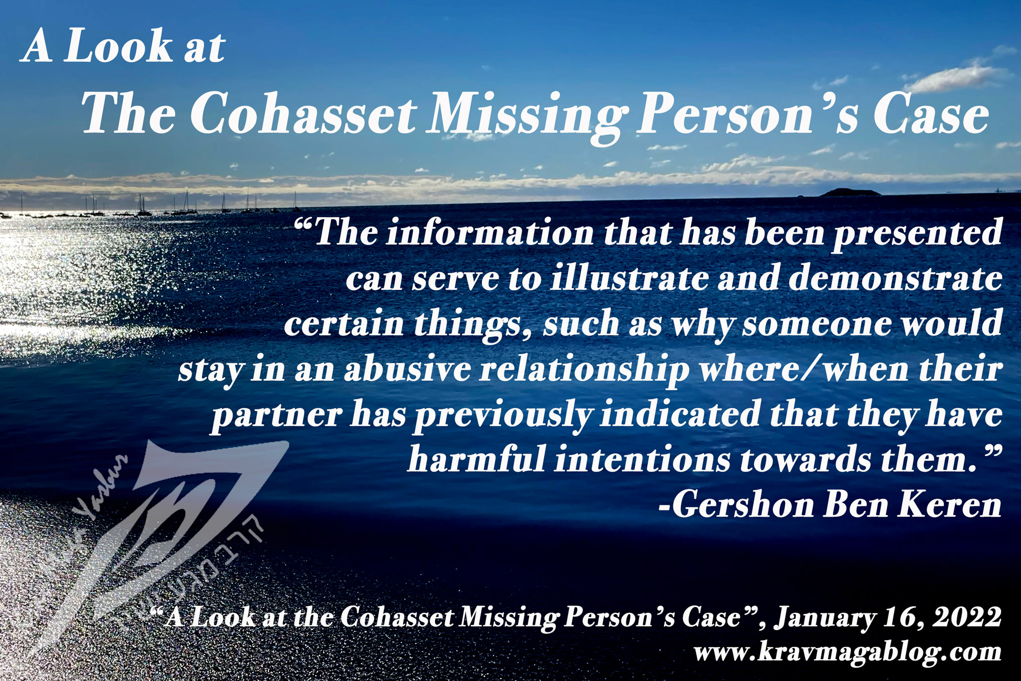 Blog About The Cohasset Missing Person Case