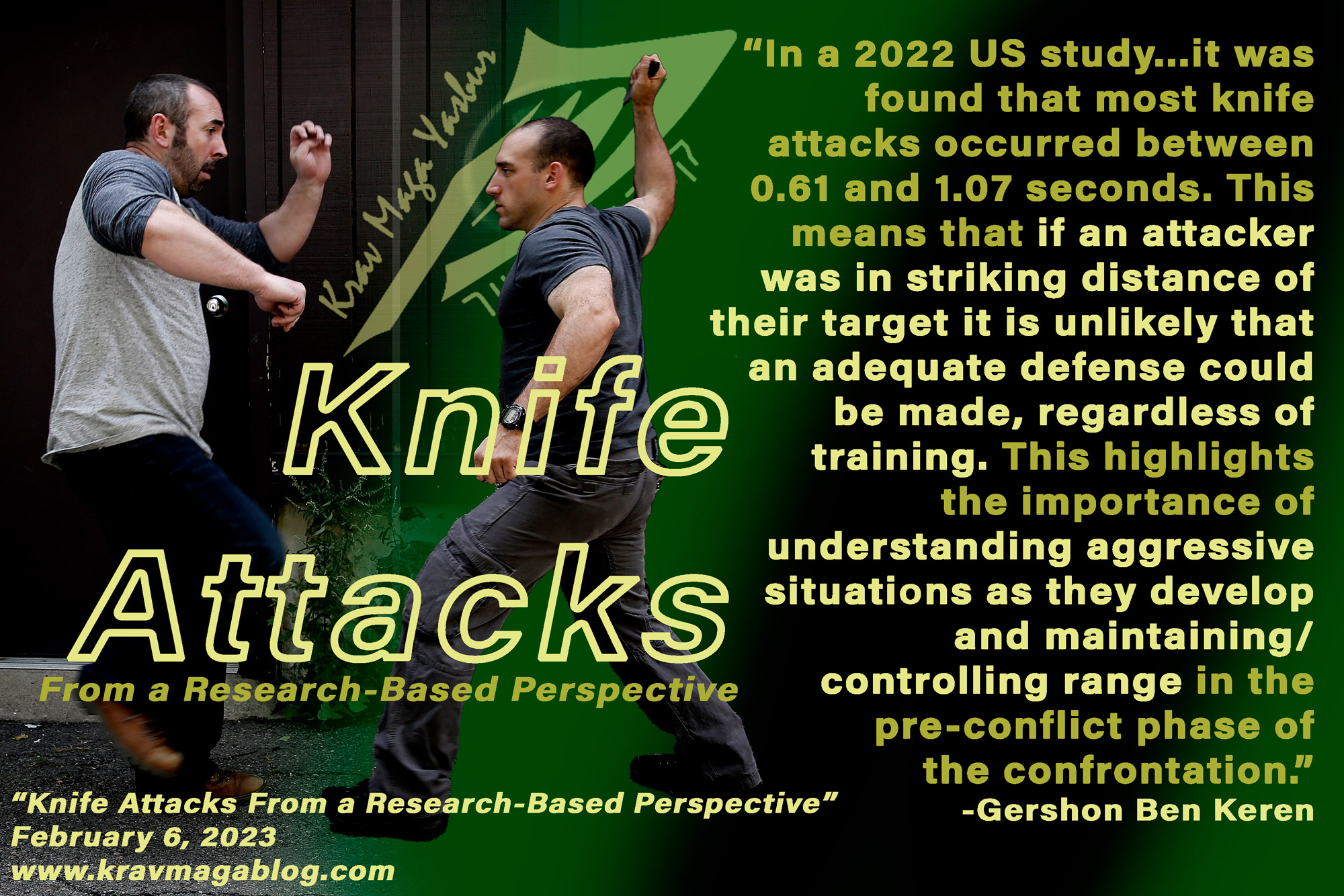 Blog About Looking At Knife Attacks From A Research-Based Perspective