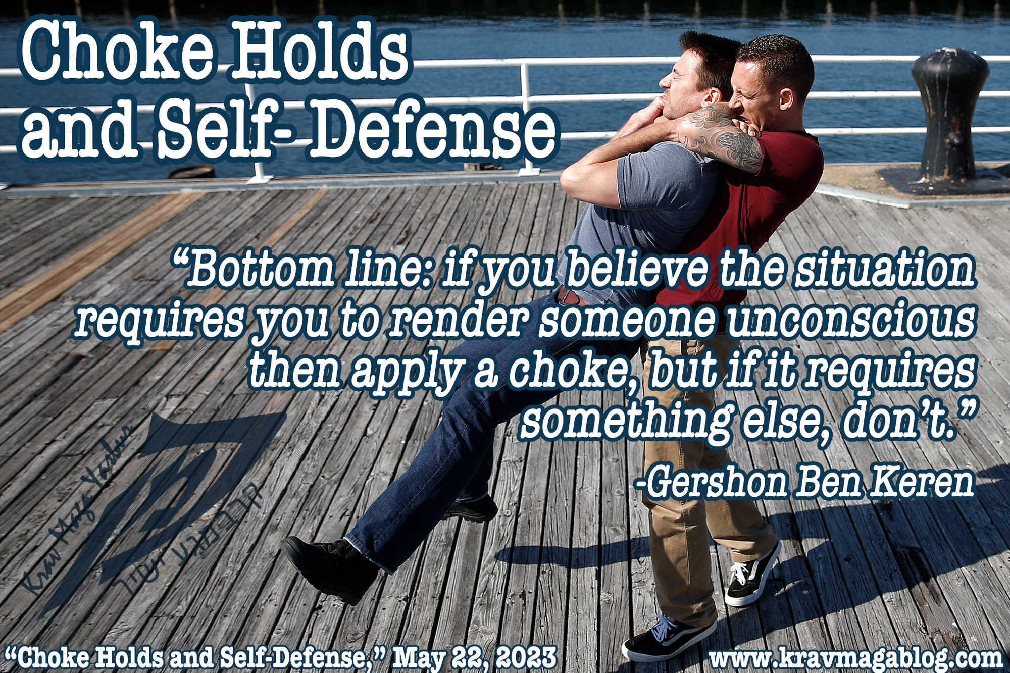 Blog About Choke Holds And Self-Defense