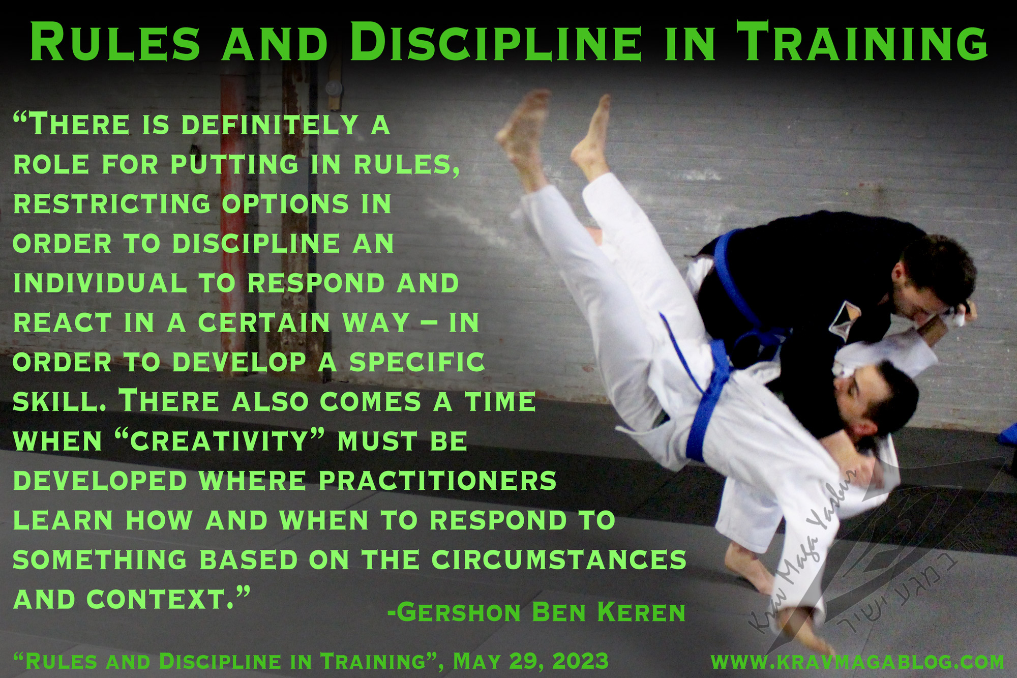 Blog About Rules And Discipline In Training