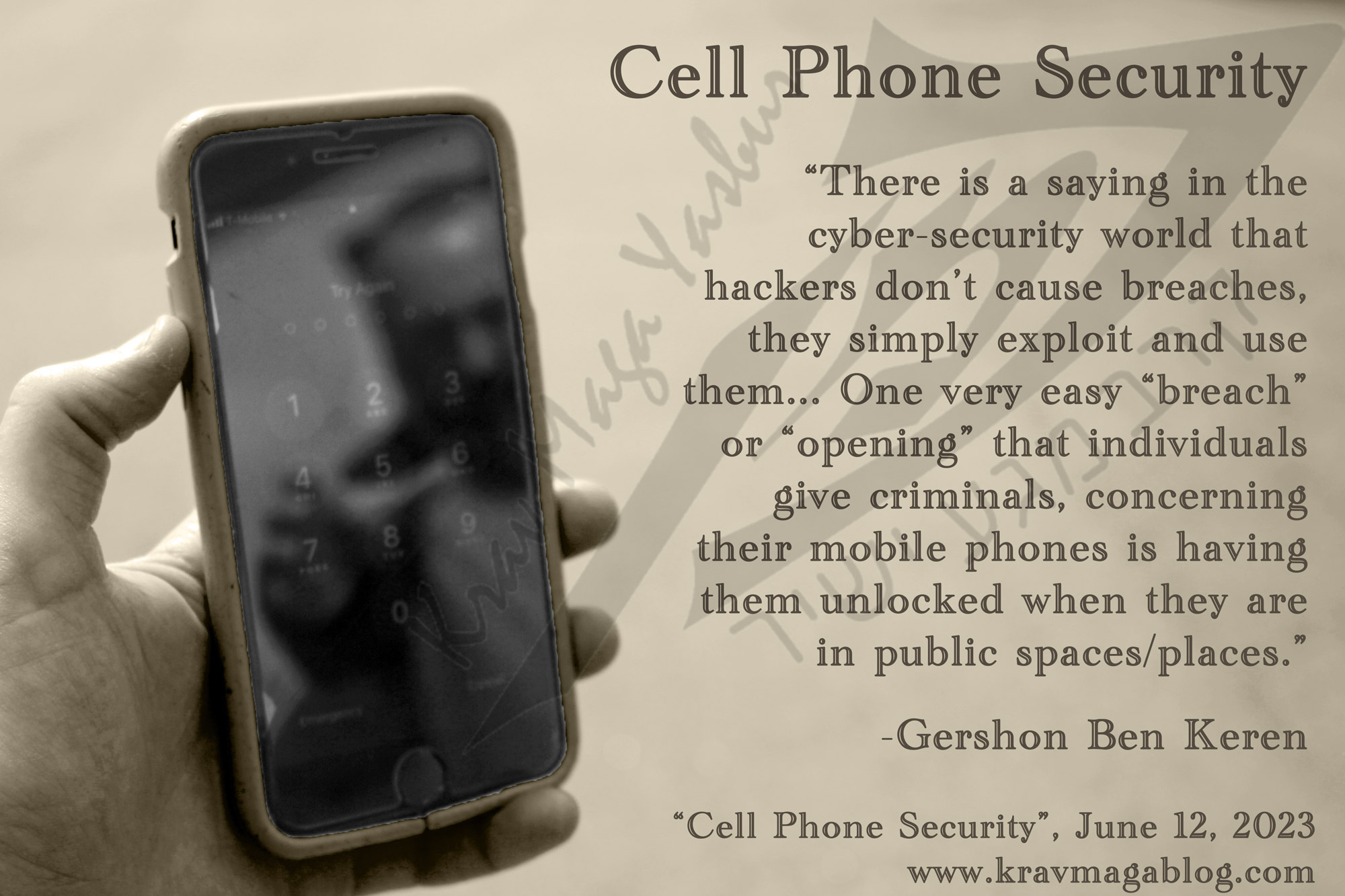 Blog About Cell Phone Security