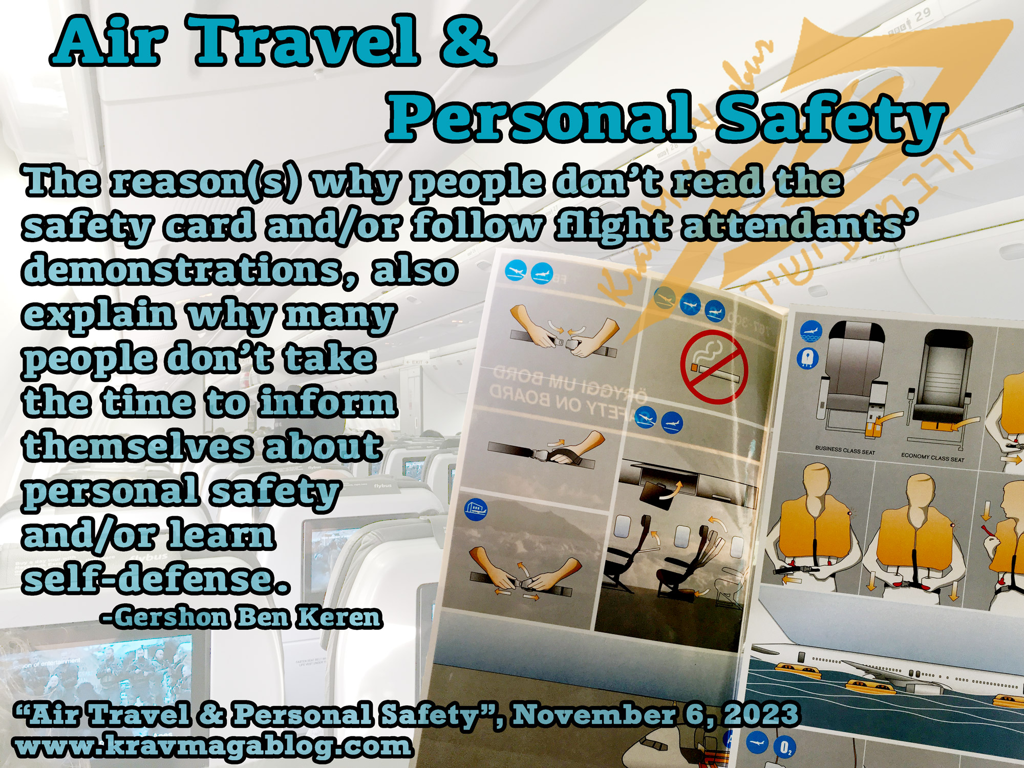 Blog About Air Travel & Personal Safety
